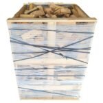Kaminholz 25 cm Gestapelt und Trocken 115 cm x 105 cm x 105 cm